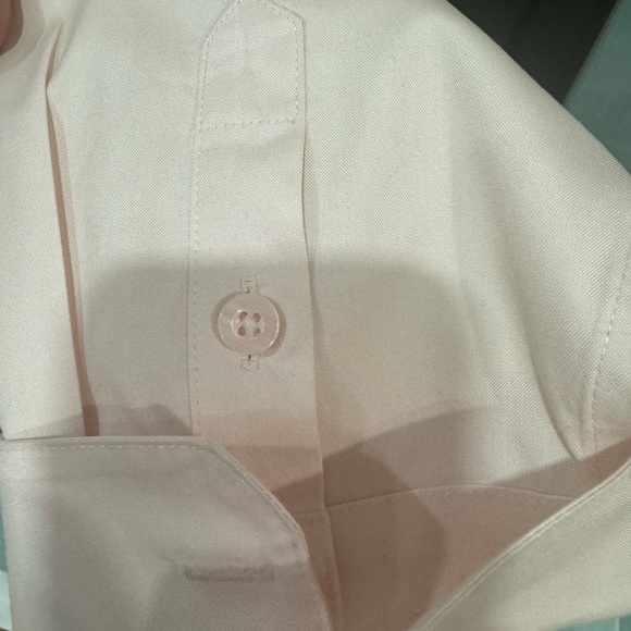 Chico's Blouse Women's Size 2 (12/L) Button Up 3/4 Sleeve No Iron Light Pink - Picture 4 of 4